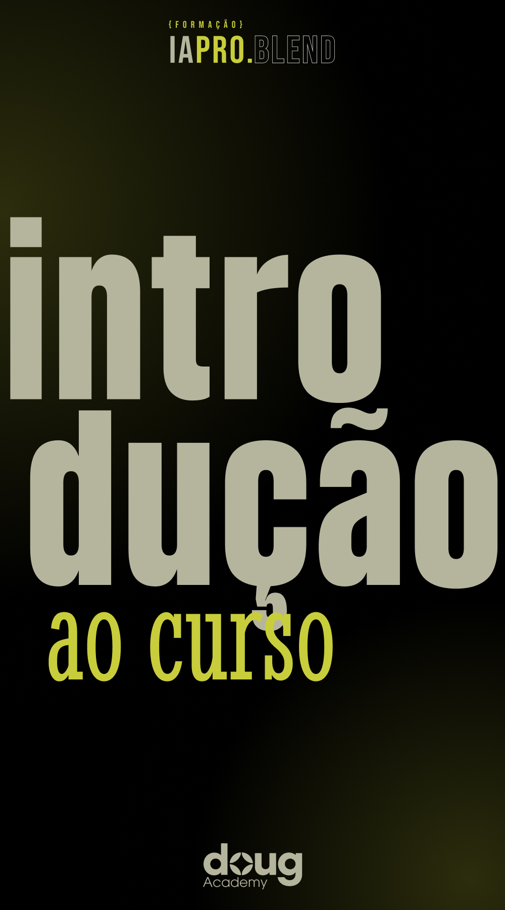 Introdução ao Curso