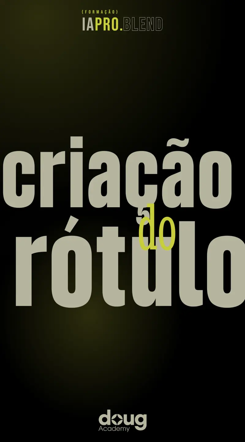 Criação do Rótulo